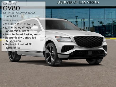 New 2026 Genesis GV80 3.5T Prestige AWD/4WD image 3