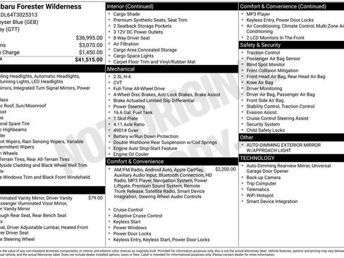 Used 2026 Subaru Forester Wilderness AWD/4WD image 6