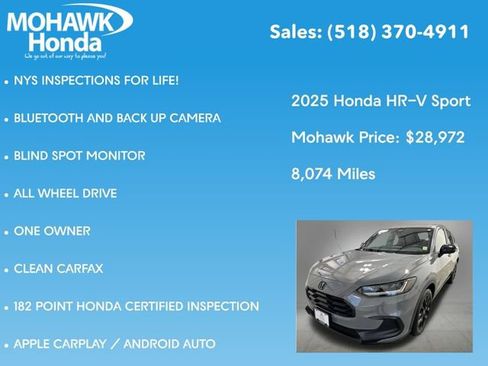 Used 2025 Honda HR-V Sport image 8