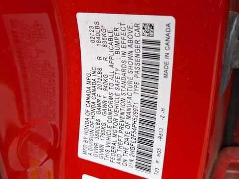 Used 2023 Honda Civic Sport image 32