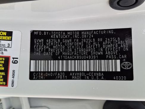 Used 2025 Toyota Camry LE FWD image 27