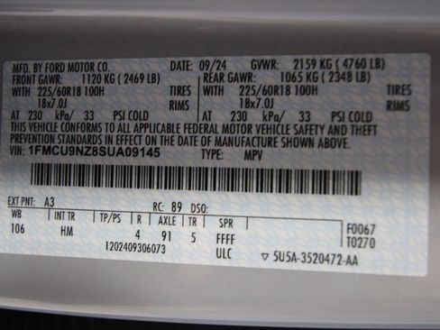 Used 2025 Ford Escape ST-Line Elite w/ Tech Pack #2 image 43