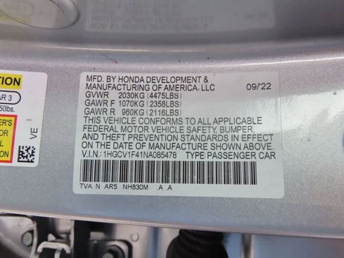 Certified 2022 Honda Accord Sport Special Edition image 30