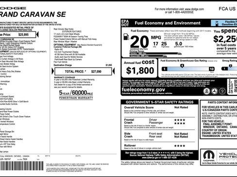 Used 2018 Dodge Grand Caravan SE image 5