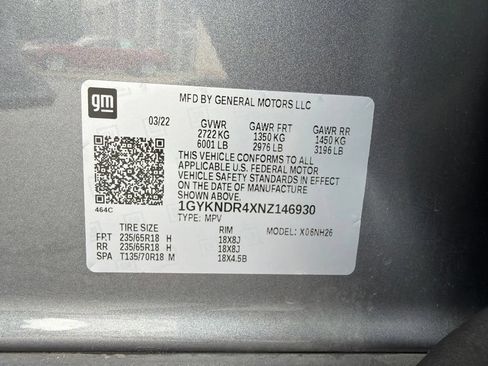 Certified 2022 Cadillac XT5 Premium Luxury w/ LPO, Floor Liner Package AWD/4WD image 26