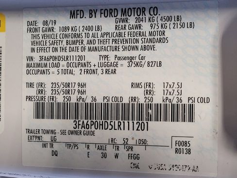 Used 2020 Ford Fusion SE image 33