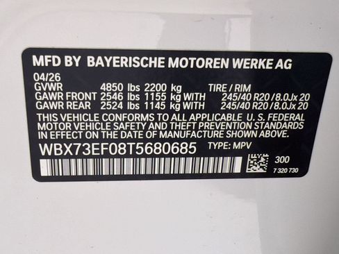 New 2026 BMW X1 xDrive28i w/ Technology Package AWD/4WD image 20