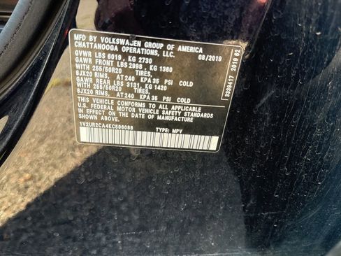 Used 2019 Volkswagen Atlas SE AWD/4WD image 11