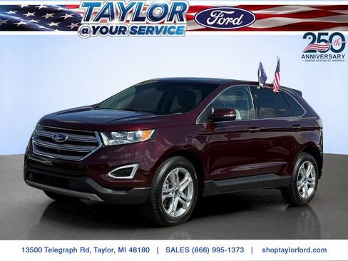 Used 2018 Ford Edge Titanium w/ Ford Safe & Smart Package AWD/4WD image 1