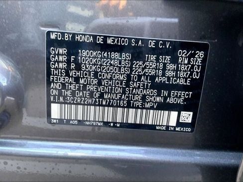New 2026 Honda HR-V EX-L image 19