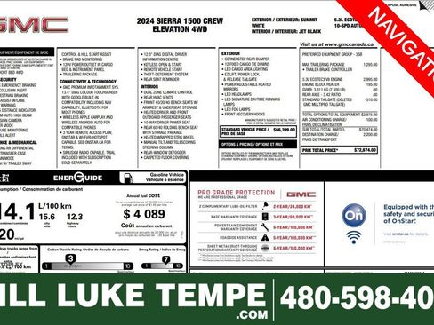 Used 2024 GMC Sierra 1500 Elevation w/ Max Trailering Package image 1