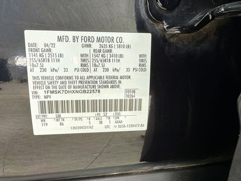 Certified 2022 Ford Explorer XLT RWD image 25