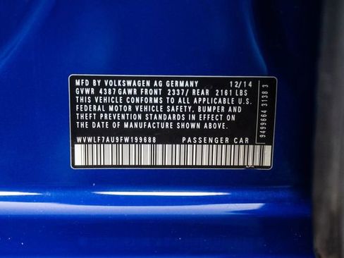 Used 2015 Volkswagen Golf R 4Motion image 87