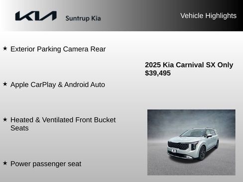 Used 2025 Kia Carnival SX FWD image 16