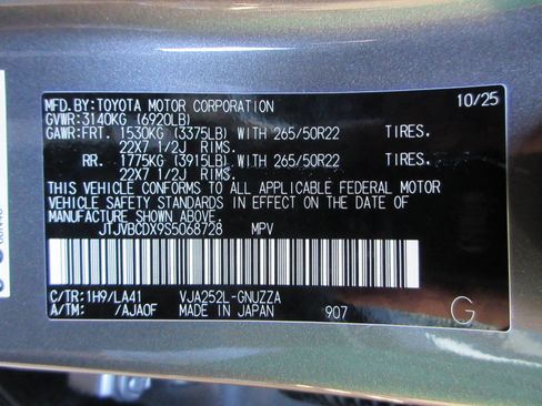 Used 2025 Lexus GX 550 w/ Accessory Package (2T) AWD/4WD image 63