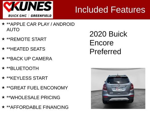 Used 2020 Buick Encore Preferred FWD image 2
