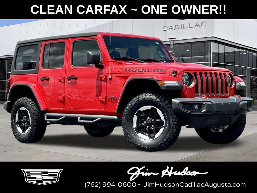 Used 2020 Jeep Wrangler Unlimited Rubicon w/ LED Lighting Group AWD/4WD image 1
