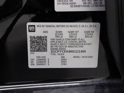 Used 2022 Chevrolet Silverado 1500 Custom Trail Boss w/ Safety Confidence Package image 24