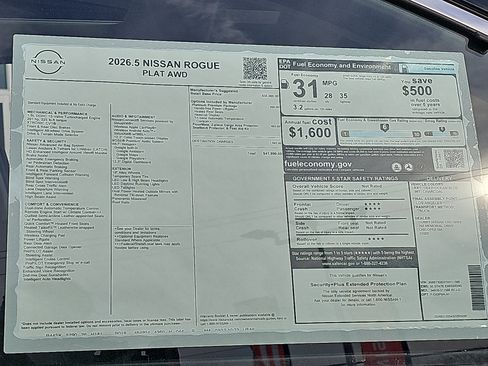 New 2026 Nissan Rogue Platinum w/ Platinum Premium Package image 20