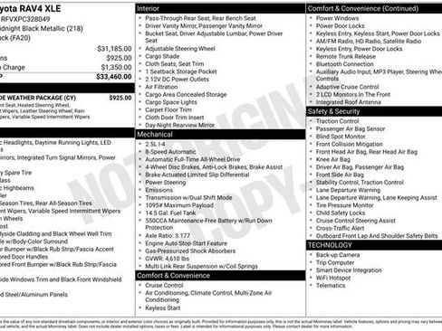 Used 2023 Toyota RAV4 XLE w/ XLE Grade Weather Package image 4