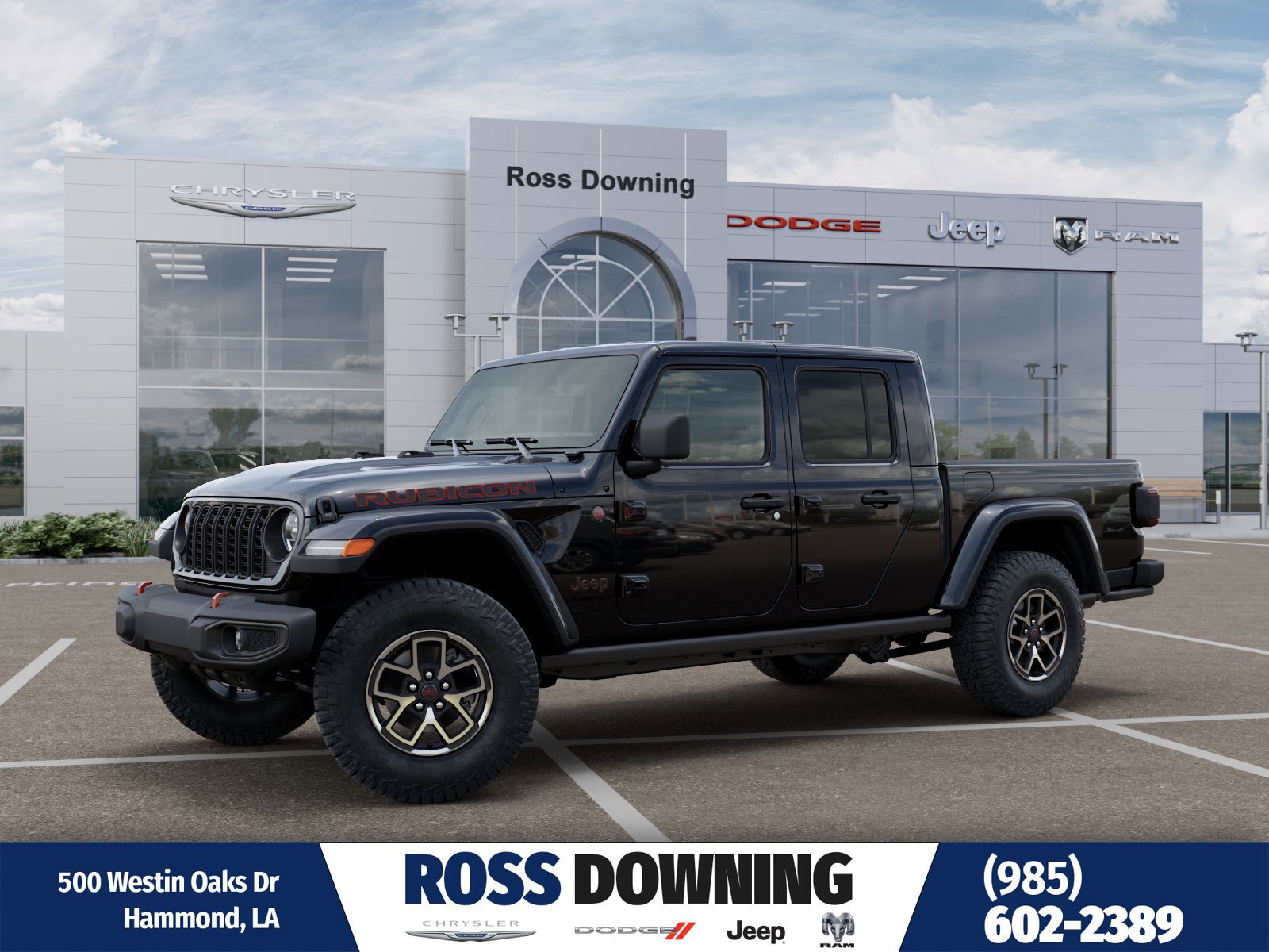 New 2026 Jeep Gladiator Rubicon w/ Steel Power Dome Hood Package AWD/4WD image 1