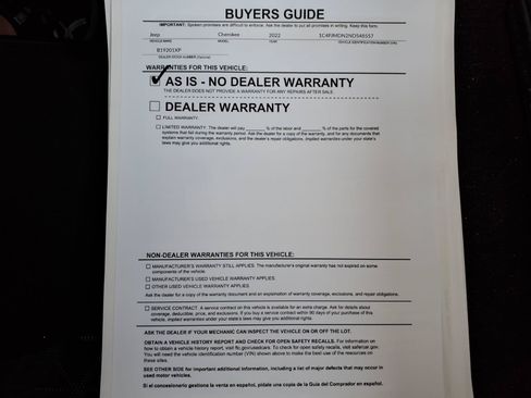 Used 2022 Jeep Cherokee Limited AWD/4WD image 39