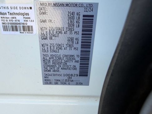 Used 2025 Nissan Murano Platinum w/ Cargo Package AWD/4WD image 45