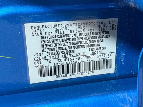 Used 2025 Nissan Sentra SV image 10