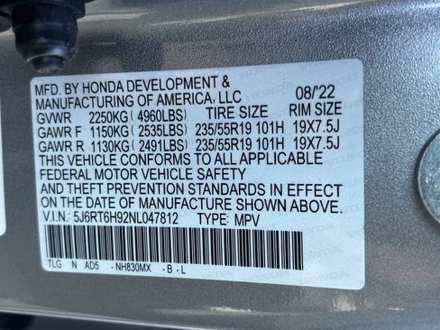 Certified 2022 Honda CR-V Touring image 32