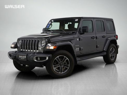 Used 2023 Jeep Wrangler Sahara w/ Dual Top Group image 1