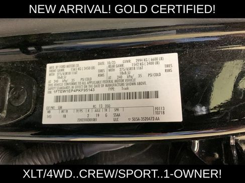 Certified 2023 Ford F150 XLT w/ Equipment Group 302A High AWD/4WD image 47