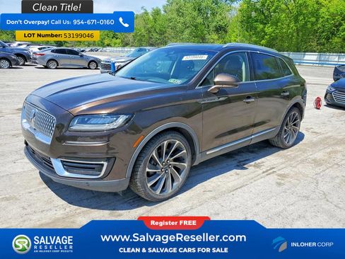Used 2019 Lincoln Nautilus Reserve FWD image 1