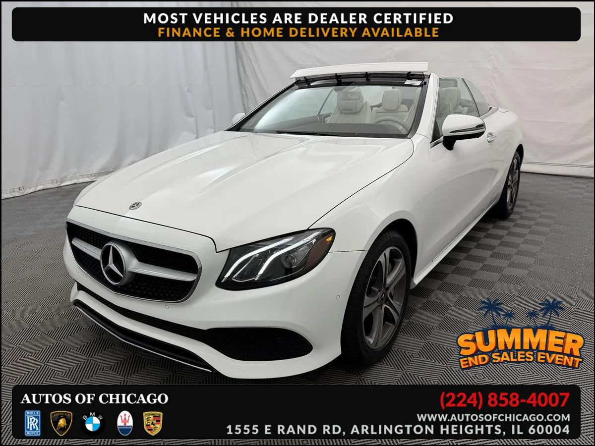 Used 2018 Mercedes-Benz E 400 4MATIC Cabriolet image 1