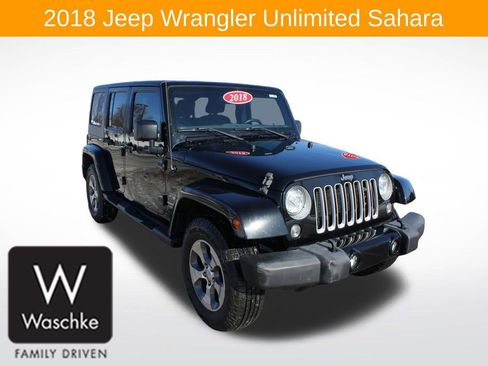 Used 2018 Jeep Wrangler Unlimited Sahara image 1