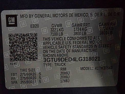 Used 2020 GMC Sierra 1500 SLT w/ SLT Premium Package AWD/4WD image 42