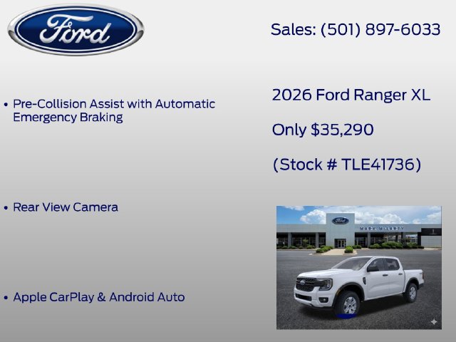 New 2026 Ford Ranger XL w/ Trailer Tow Package AWD/4WD image 12