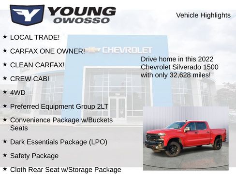 Used 2022 Chevrolet Silverado 1500 LT Trail Boss w/ Safety Package image 8