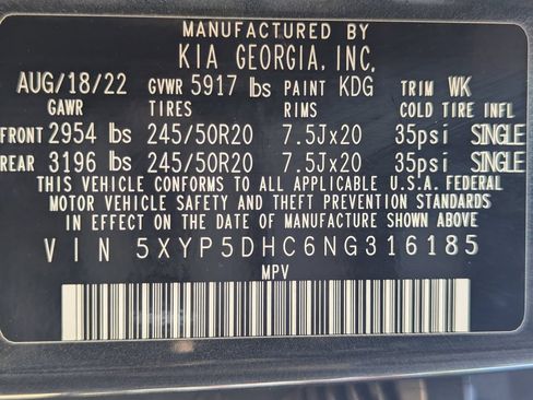 Used 2022 Kia Telluride SX w/ SX Prestige Package AWD/4WD image 31