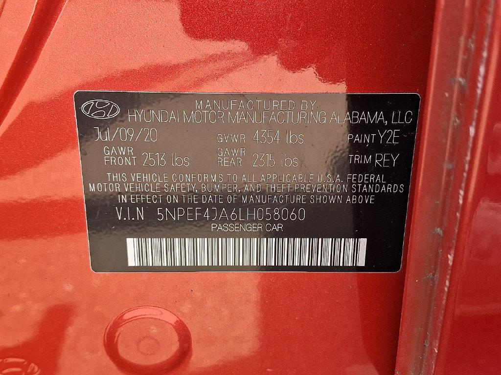 Used 2020 Hyundai Sonata SEL w/ Convenience Package FWD image 27