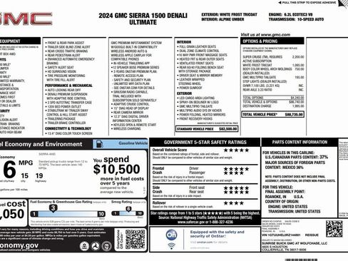 Used 2024 GMC Sierra 1500 Denali Ultimate image 2