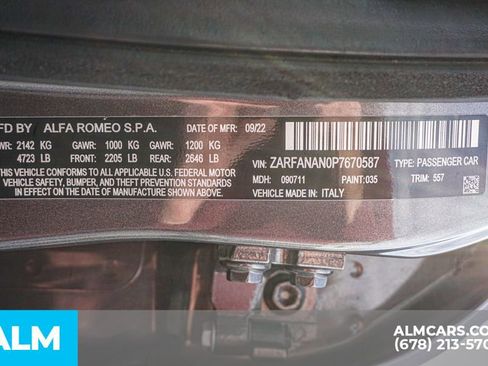 Used 2023 Alfa Romeo Giulia Sprint image 62