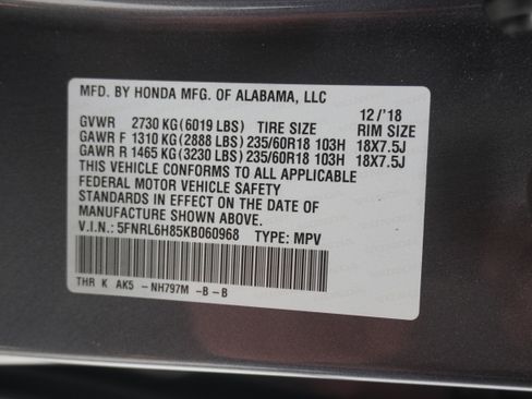 Used 2019 Honda Odyssey Touring image 38