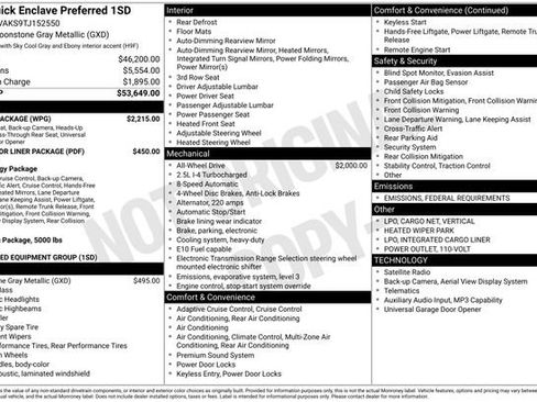 New 2026 Buick Enclave Preferred w/ Power Package image 4