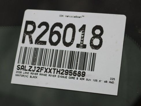 Used 2026 Land Rover Range Rover Evoque S image 26