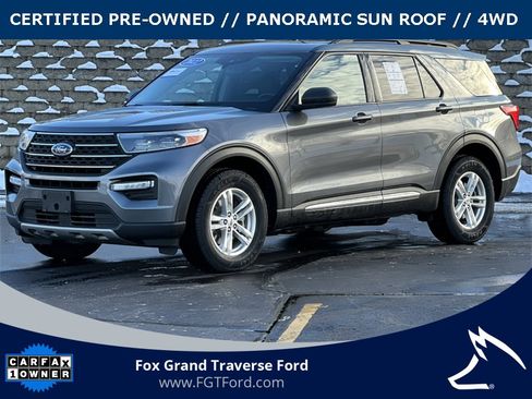 Certified 2022 Ford Explorer XLT w/ Equipment Group 202A image 1