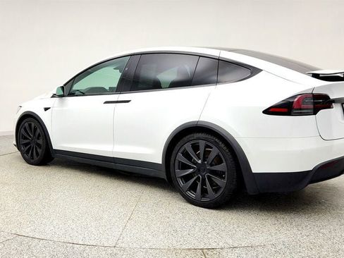 Used 2023 Tesla Model X AWD w/ 6 Seat Cream Interior & image 7