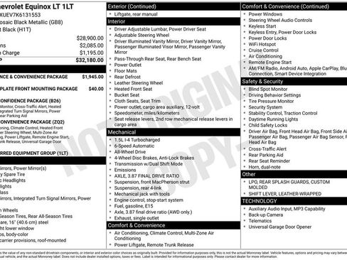 Used 2019 Chevrolet Equinox LT AWD/4WD image 17