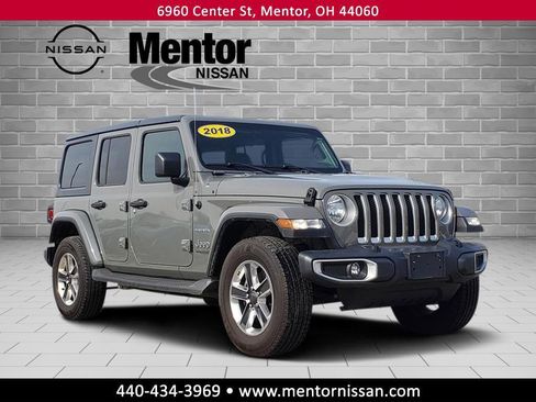 Used 2018 Jeep Wrangler Unlimited Sahara w/ Cold Weather Group image 1