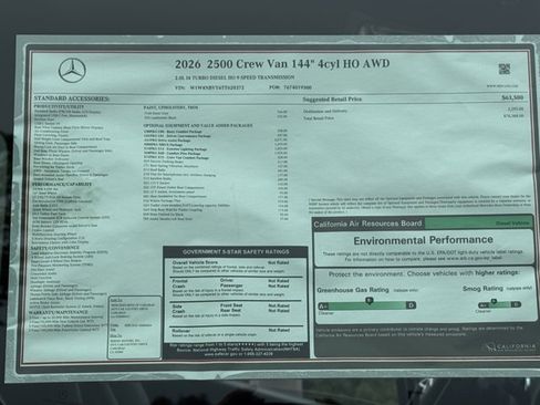 New 2026 Mercedes-Benz Sprinter 2500 image 12