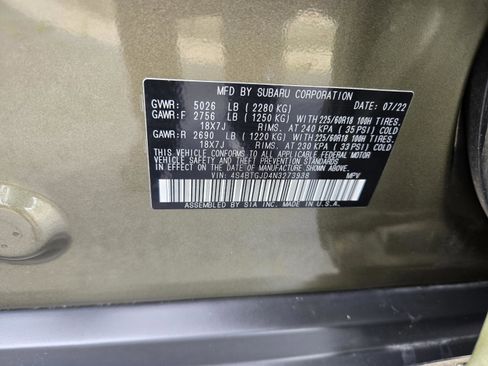 Used 2022 Subaru Outback Onyx Edition XT AWD/4WD image 31